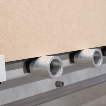 aluminium bottom rollers with panel clamp